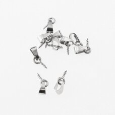 100 pcs, stainless steel screw eye pin peg bails for half drilled beads, silver color, line diameter- 1 mm, width- 4 mm, length- 8 mm, hole- 2 mm 100 pcs, stainless steel screw eye pin peg bails for half drilled beads, silver color, line diameter- 1 mm, width- 4 mm, length- 8 mm, hole- 2 mm