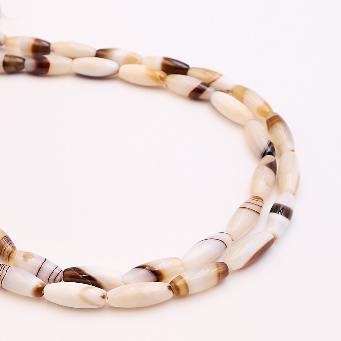Agate, 6x16 mm, 37-40 cm/strand