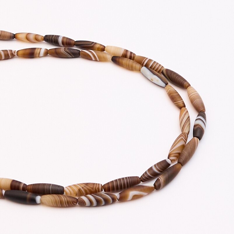 Agate, 6x20 mm, 37-40 cm/strand