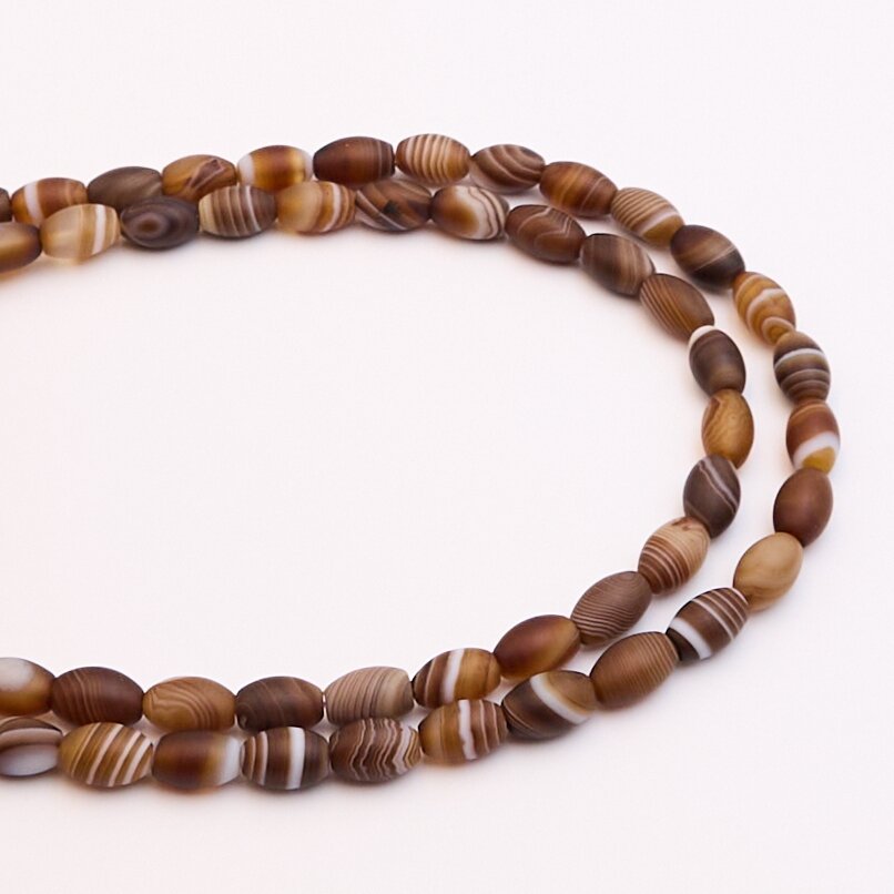 Agate, 8x12 mm, 37-40 cm/strand