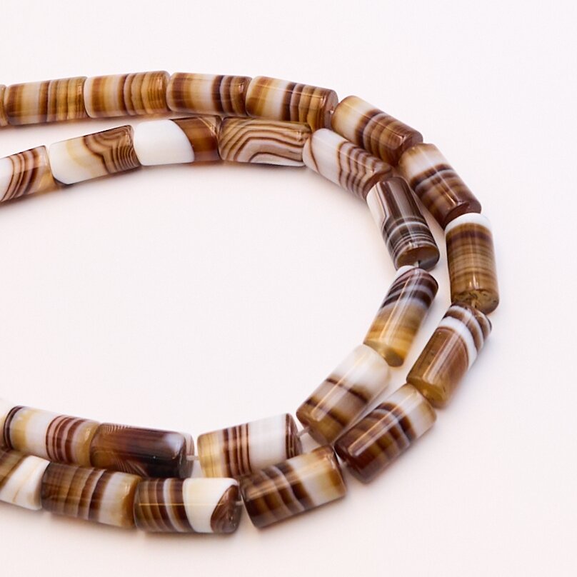 Agate, 10x20 mm, 37-40 cm/strand