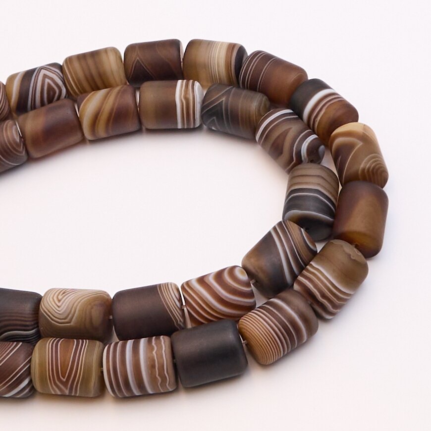 Agate, 15x20 mm, 37-40 cm/strand