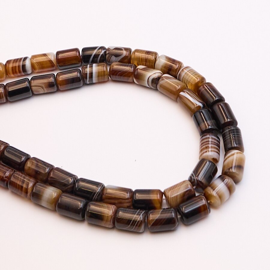 Agate, 10x14 mm, 37-40 cm/strand