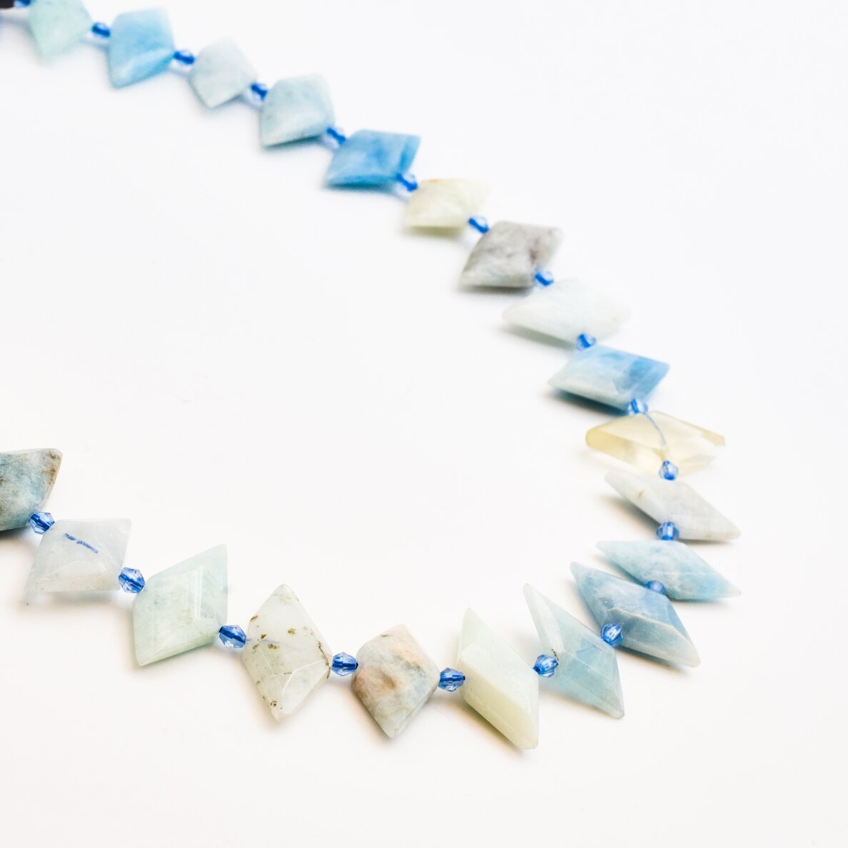 Aquamarine, 14x27 mm, 37-40 cm/strand