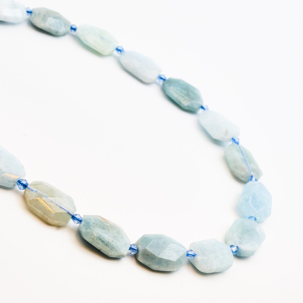 Aquamarine, 15x17 mm, 37-40 cm/strand