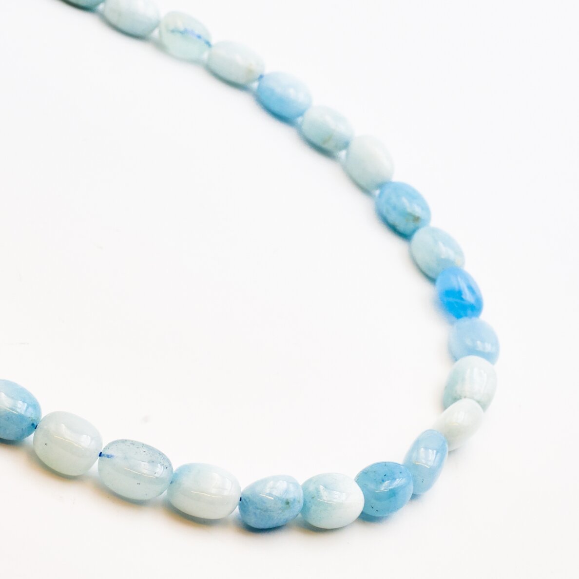 Aquamarine, 9x14 mm, 37-40 cm/strand