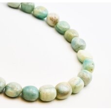 Aquamarine, 13x14-15x20 mm, 37-40 cm/strand