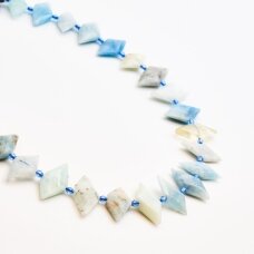 Aquamarine, 14x27 mm, 37-40 cm/strand Aquamarine, 14x27 mm, 37-40 cm/strand