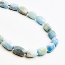 Aquamarine, 15x18 mm, 37-40 cm/strand Aquamarine, 15x18 mm, 37-40 cm/strand
