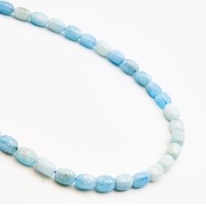 Aquamarine, 8x10-9x13 mm, 37-40 cm/strand Aquamarine, 8x10-9x13 mm, 37-40 cm/strand