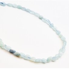 Aquamarine, 8x10 mm, 37-40 cm/strand Aquamarine, 8x10 mm, 37-40 cm/strand