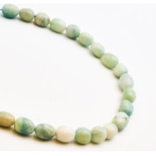 Aquamarine, 9x11-10x18 mm, 37-40 cm/strand
