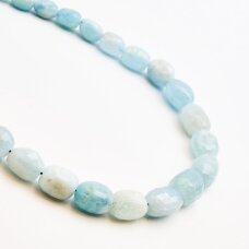 Aquamarine, 9x15-16x23 mm, 37-40 cm/strand Aquamarine, 9x15-16x23 mm, 37-40 cm/strand