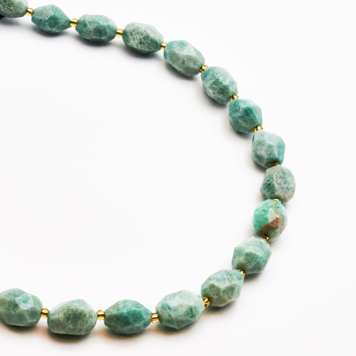 Amazonitas, 11x14 mm, 37-40 cm/gija