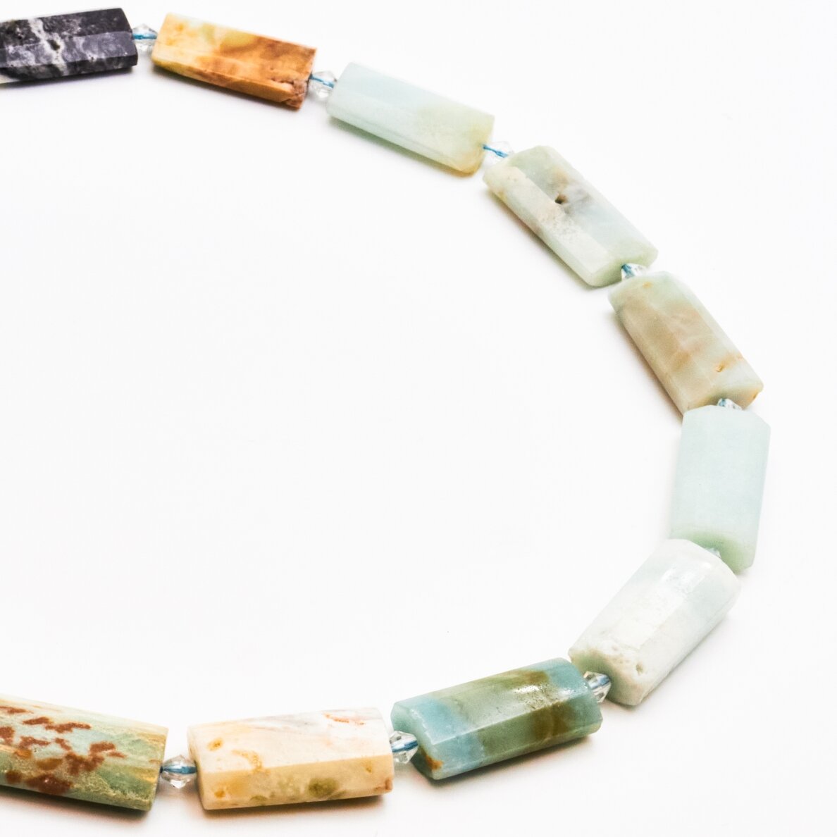Amazonite, 13x28 mm, 37-40 cm/strand