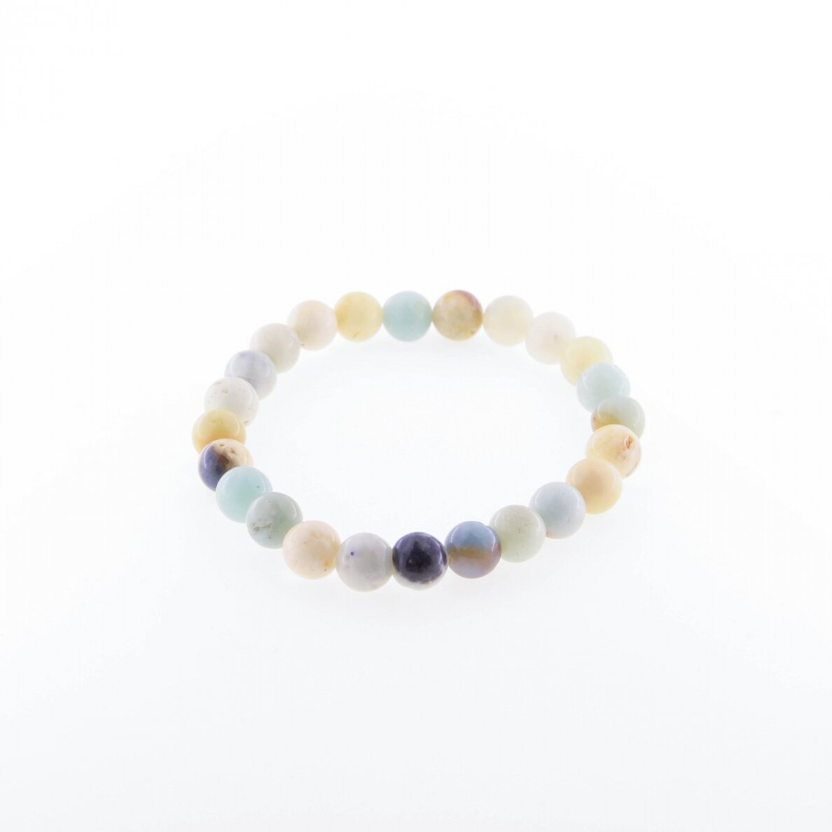 Amazonite stone stone bracelet, 19cm long, 8mm wide