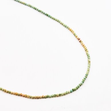 Amazonite, 2 mm, 37-40 cm/strand