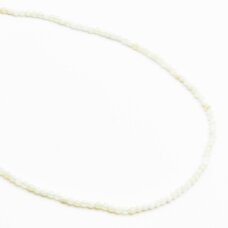 Australian Jade, natural, B quality, faceted, round bead, 37-39 cm/string, 3 mm