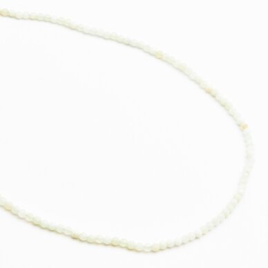Australian Jade, natural, B quality, faceted, round bead, 37-39 cm/string, 3 mm Australian Jade, natural, B quality, faceted, round bead, 37-39 cm/string, 3 mm