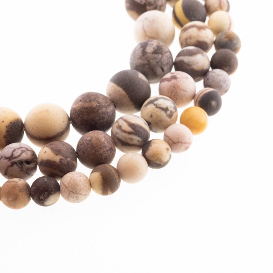 Australian Coffee Zebra Jasper, Natural, AB Grade, Matte Round Bead, 37-39 cm/strand, 4, 6, 8, 10, 12 mm Australian Coffee Zebra Jasper, Natural, AB Grade, Matte Round Bead, 37-39 cm/strand, 4, 6, 8, 10, 12 mm