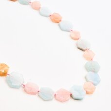 Beryl, 15x16 mm, 37-40 cm/strand