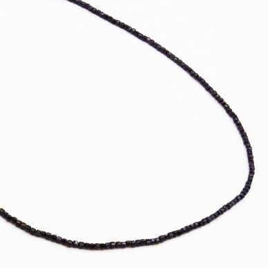 Blue Goldstone/Aventurine Glass, synthetic, AB quality, faceted, cube bead, 37-39 cm/string, 2 mm Blue Goldstone/Aventurine Glass, synthetic, AB quality, faceted, cube bead, 37-39 cm/string, 2 mm