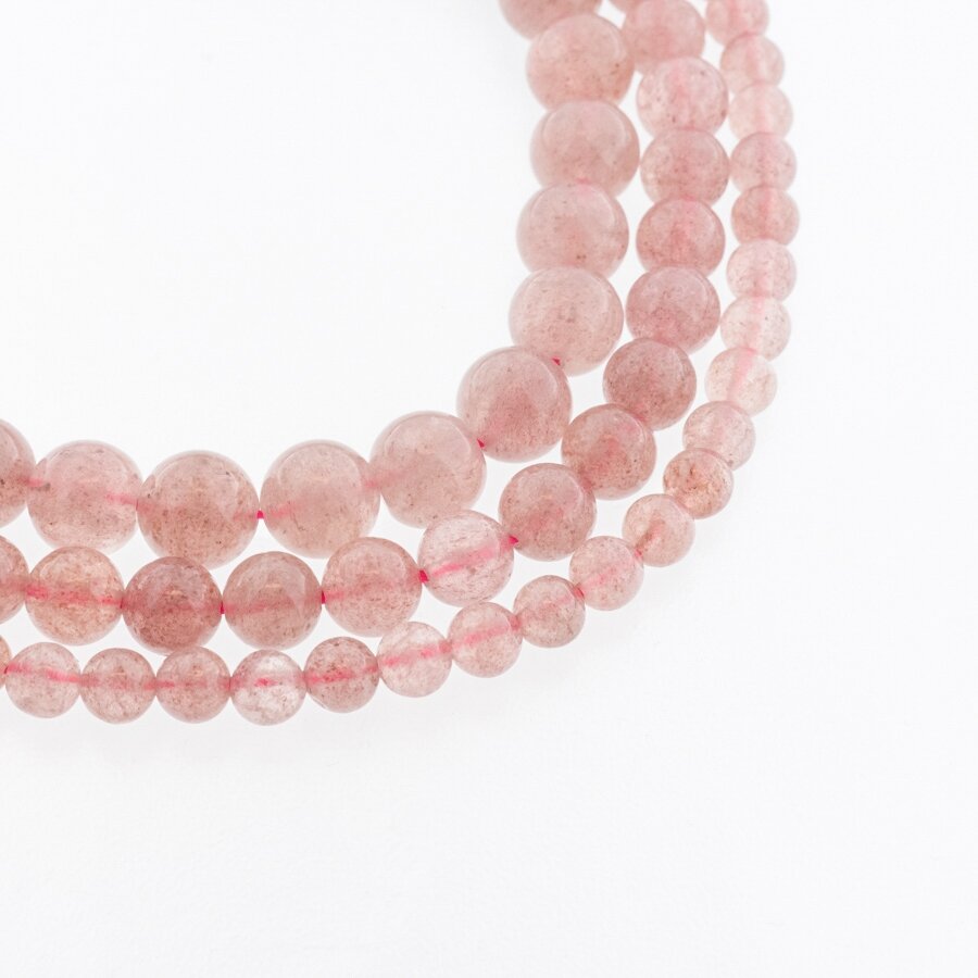 Strawberry Quartz, Natural, C Grade, Round Bead, Red, 37-39 cm/strand, 4, 6, 8, 10, 12 mm Strawberry Quartz, Natural, C Grade, Round Bead, Red, 37-39 cm/strand, 4, 6, 8, 10, 12 mm