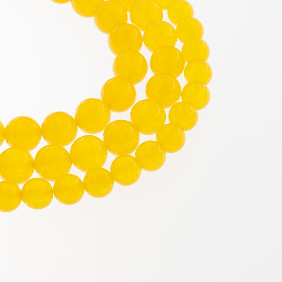 Chalcedony, Natural, AB Grade, Dyed, Round Bead, Honey Yellow, 37-39 cm/strand, 4, 6, 8, 10, 12 mm Chalcedony, Natural, AB Grade, Dyed, Round Bead, Honey Yellow, 37-39 cm/strand, 4, 6, 8, 10, 12 mm