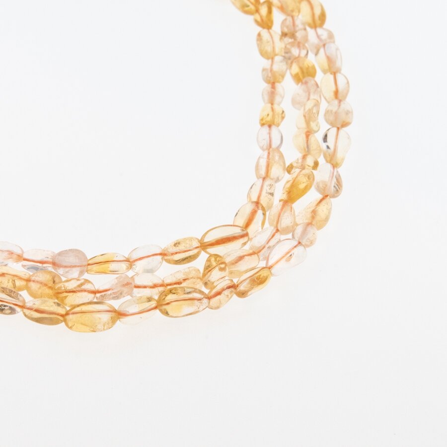 Citrine Quartz, Natural, B Grade, Heated, Pebble Bead, Yellow, 37-39 cm/strand, about 8x10-10x12, 5x6-7x10 mm Citrine Quartz, Natural, B Grade, Heated, Pebble Bead, Yellow, 37-39 cm/strand, about 8x10-10x12, 5x6-7x10 mm