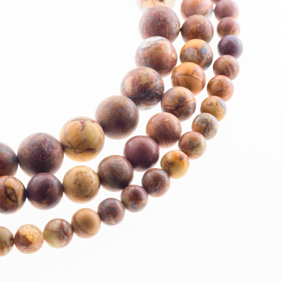 Cold Mountain Agate, Natural, Matte Round Bead, Multicolor, 37-39 cm/strand, 6, 8, 10 mm Cold Mountain Agate, Natural, Matte Round Bead, Multicolor, 37-39 cm/strand, 6, 8, 10 mm