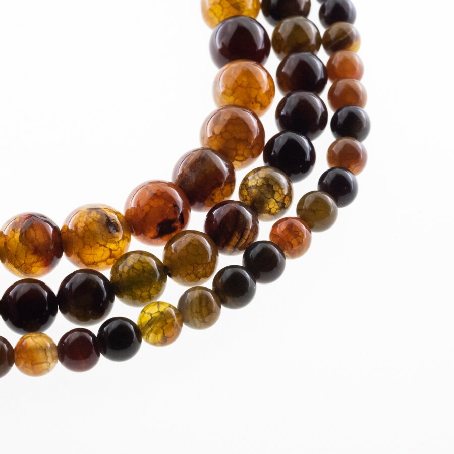 Crackle Dragon Blood Agate, Natural, Dyed, Round Bead, Drak Green-Brown, 37-39 cm/strand, 4, 6, 8 ,10, 12, 14 mm Crackle Dragon Blood Agate, Natural, Dyed, Round Bead, Drak Green-Brown, 37-39 cm/strand, 4, 6, 8 ,10, 12, 14 mm