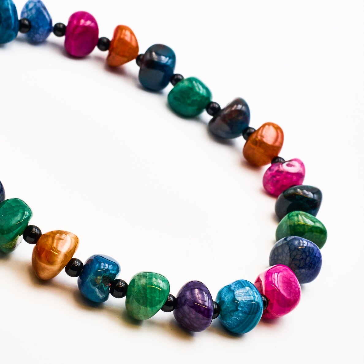 Dyed Agate, 15x10-20x15 mm, 37-40 cm/strand