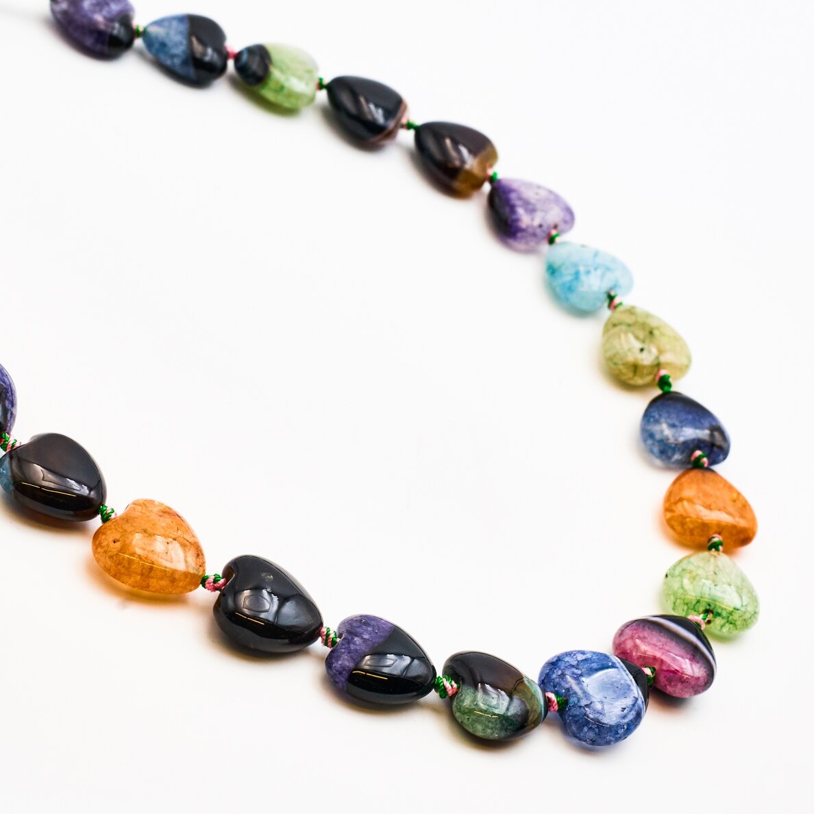 Dyed Agate, 16x15 mm , 37-40 cm/strand