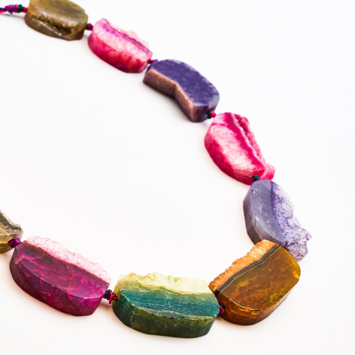 Dyed Agate, 17x28-27x41 mm, 37-40 cm/strand