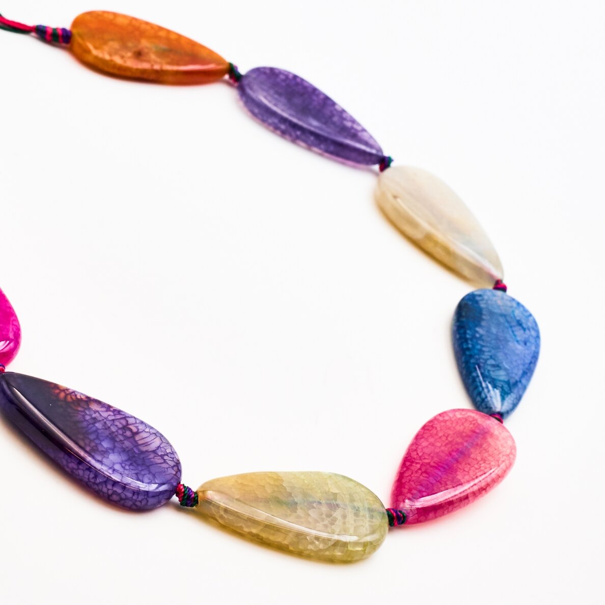Dyed Agate, 20x39 mm, 37-40 cm/strand