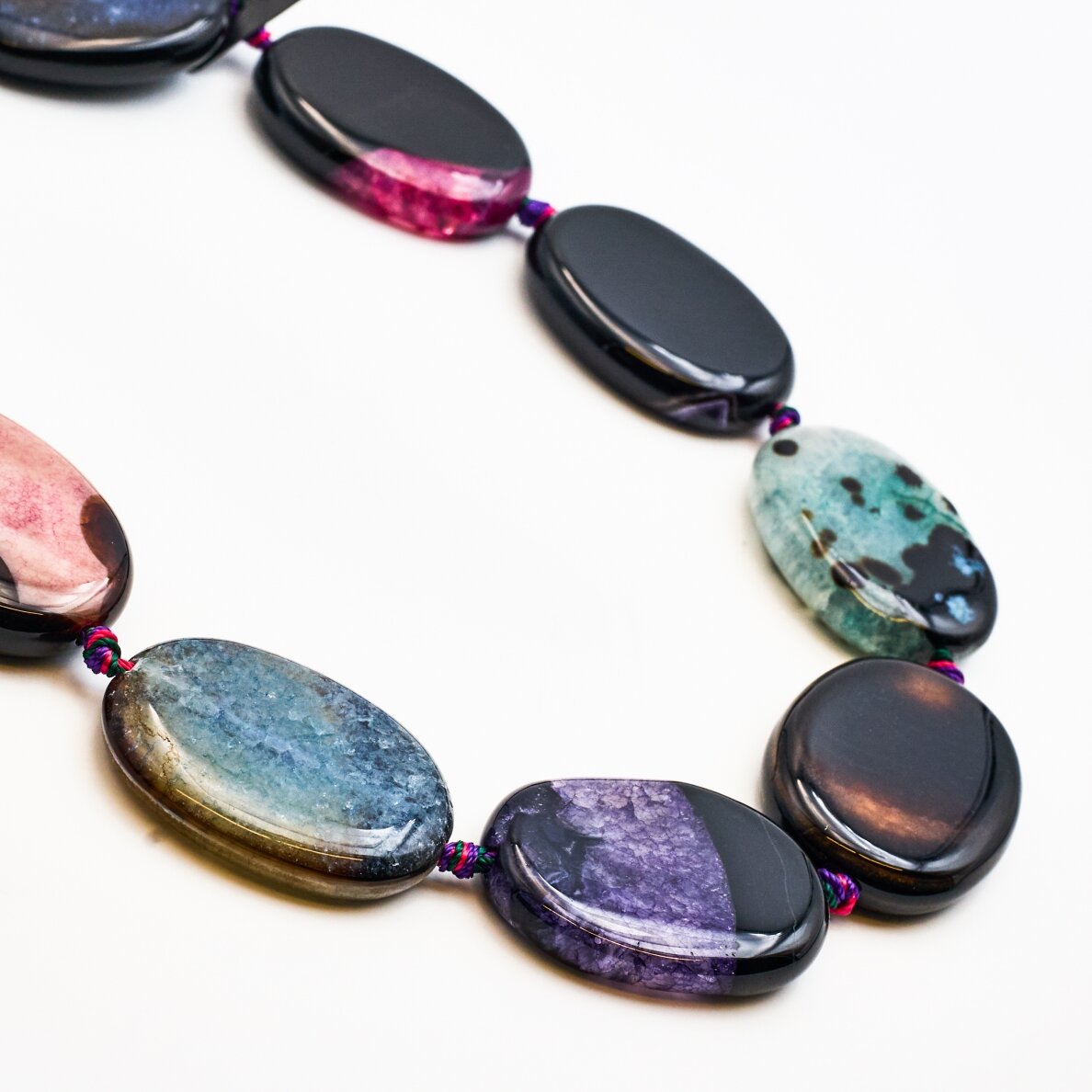 Dyed Agate, 29x39 mm, 37-40 cm/strand