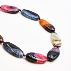 Dyed Agate, 19x39 mm, 37-40 cm/strand