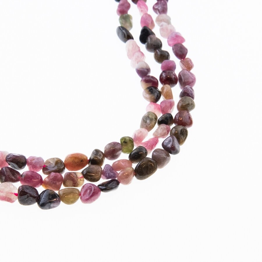 Multicolor Tourmaline, Natural, C Grade, Pebble Bead, 37-39 cm/strand, M size about 4x5-5x8, 5x6-7x10, 6x8-8x10, 6x8-8x12 mm Multicolor Tourmaline, Natural, C Grade, Pebble Bead, 37-39 cm/strand, M size about 4x5-5x8, 5x6-7x10, 6x8-8x10, 6x8-8x12 mm