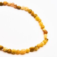 Yellow Opal, Natural, B Grade, Pebble Bead, 37-39 cm/strand, about 8x10 mm Yellow Opal, Natural, B Grade, Pebble Bead, 37-39 cm/strand, about 8x10 mm