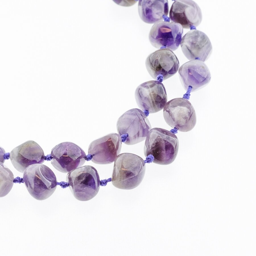 Banded Amethyst, Natural, B Grade, Nugget Bead, Violet, 37-39 cm/strand, about 10x11-11x12, 14x19x12-20x28x14 mm Banded Amethyst, Natural, B Grade, Nugget Bead, Violet, 37-39 cm/strand, about 10x11-11x12, 14x19x12-20x28x14 mm