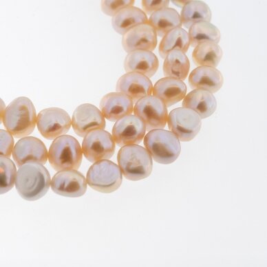 Freshwater Pearl, Cultured, C Grade, Potato Bead, Mauve, 35-36 cm/strand, about 6-7, 9-10 mm