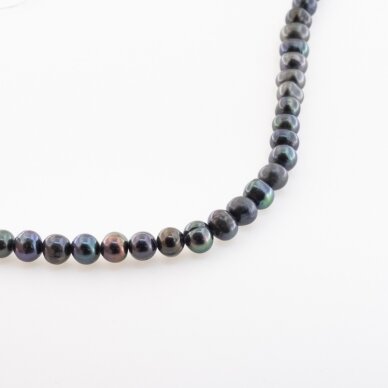 Freshwater Pearl, Cultured, CD Grade, Semi-round Bead, Peacock Green (dyed), 35-36 cm/strand, about 8-9, 9-10 mm Freshwater Pearl, Cultured, CD Grade, Semi-round Bead, Peacock Green (dyed), 35-36 cm/strand, about 8-9, 9-10 mm