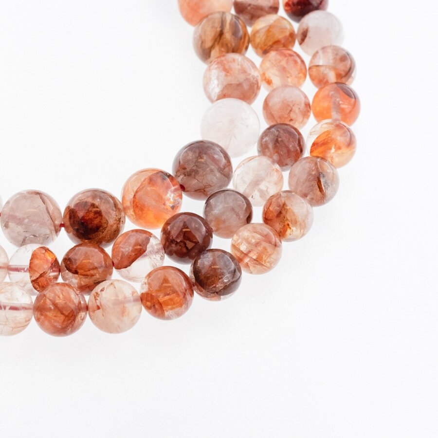 Iron Quartz, Natural, B Grade, Round Bead, Red, 37-39 cm/strand, 10, 12 mm Iron Quartz, Natural, B Grade, Round Bead, Red, 37-39 cm/strand, 10, 12 mm