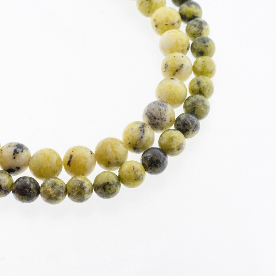 Yellow Turquoise (Serpentine and Quartz), Natural, B Grade, Round Bead, 37-39 cm/strand, 4, 6, 8, 10, 12 mm Yellow Turquoise (Serpentine and Quartz), Natural, B Grade, Round Bead, 37-39 cm/strand, 4, 6, 8, 10, 12 mm