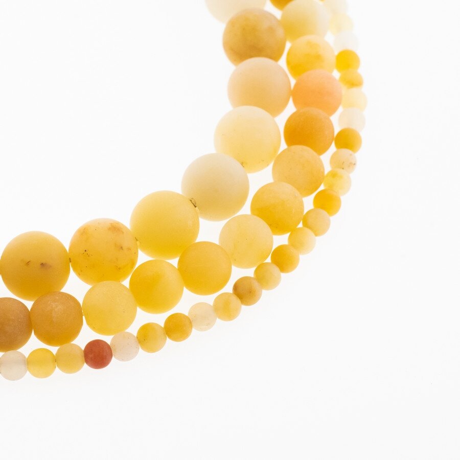 Yellow Jade (Quartz), Natural, AB Grade, Matte Round Bead, 37-39 cm/strand, 4, 6, 8, 10, 12 mm Yellow Jade (Quartz), Natural, AB Grade, Matte Round Bead, 37-39 cm/strand, 4, 6, 8, 10, 12 mm