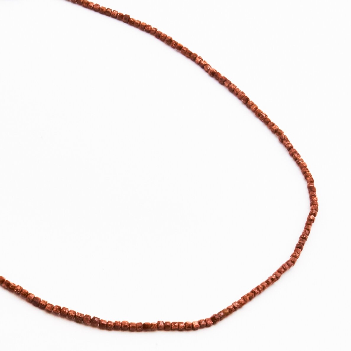 Goldstone/Aventurine Glass, synthetic, AB quality, faceted, cube bead, 37-39 cm/string, 2 mm Goldstone/Aventurine Glass, synthetic, AB quality, faceted, cube bead, 37-39 cm/string, 2 mm