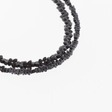 Hematite, Reconstituted, Matte Butterfly Bead, Two Ways Drilled, Black, 39-40 cm/strand, 4x2 mm