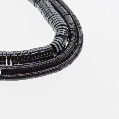 Hematitas, regeneruotas, heishi rondelės forma, juoda spalva, 39-40 cm/gija, 2x1, 3x1, 4x1, 6x1, 6x2, 8x2, 10x2 mm Hematitas, regeneruotas, heishi rondelės forma, juoda spalva, 39-40 cm/gija, 2x1, 3x1, 4x1, 6x1, 6x2, 8x2, 10x2 mm