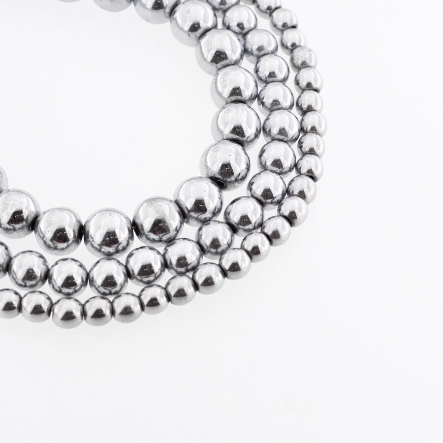 Hematite, Reconstituted, Round Bead, Nickel Grey, 39-40 cm/strand, 1.5, 2, 3, 4, 5, 6, 8, 10, 12, 14, 16, 18, 20 mm Hematite, Reconstituted, Round Bead, Nickel Grey, 39-40 cm/strand, 1.5, 2, 3, 4, 5, 6, 8, 10, 12, 14, 16, 18, 20 mm
