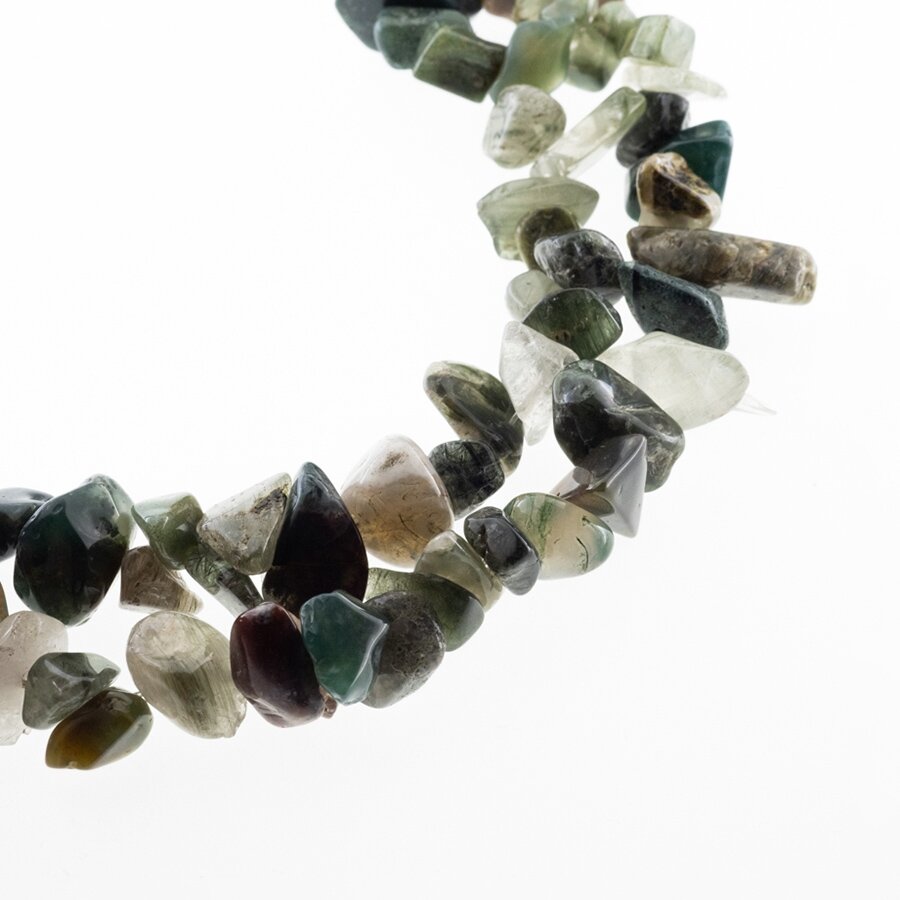 Indian Agate, Natural, B Grade, Chip Bead, Green, 80-83 cm/strand, about 5-8 mm Indian Agate, Natural, B Grade, Chip Bead, Green, 80-83 cm/strand, about 5-8 mm